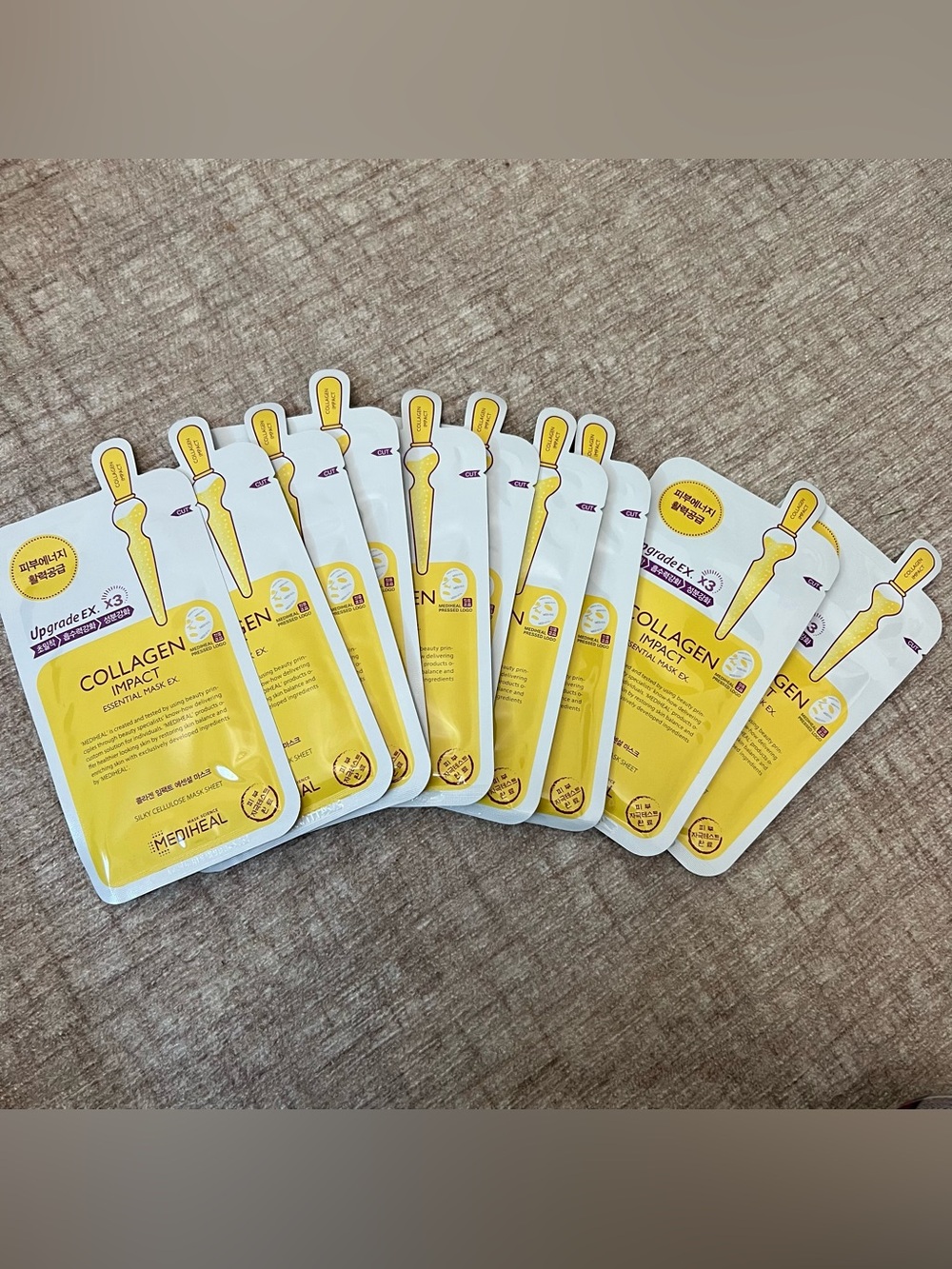 Mediheal collagen sheet masks